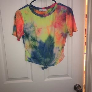 The dye crop top